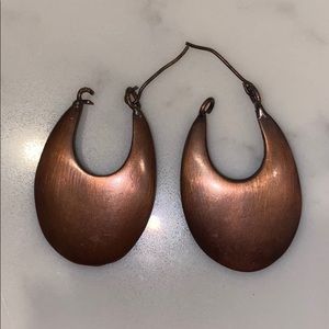 Brass earrings